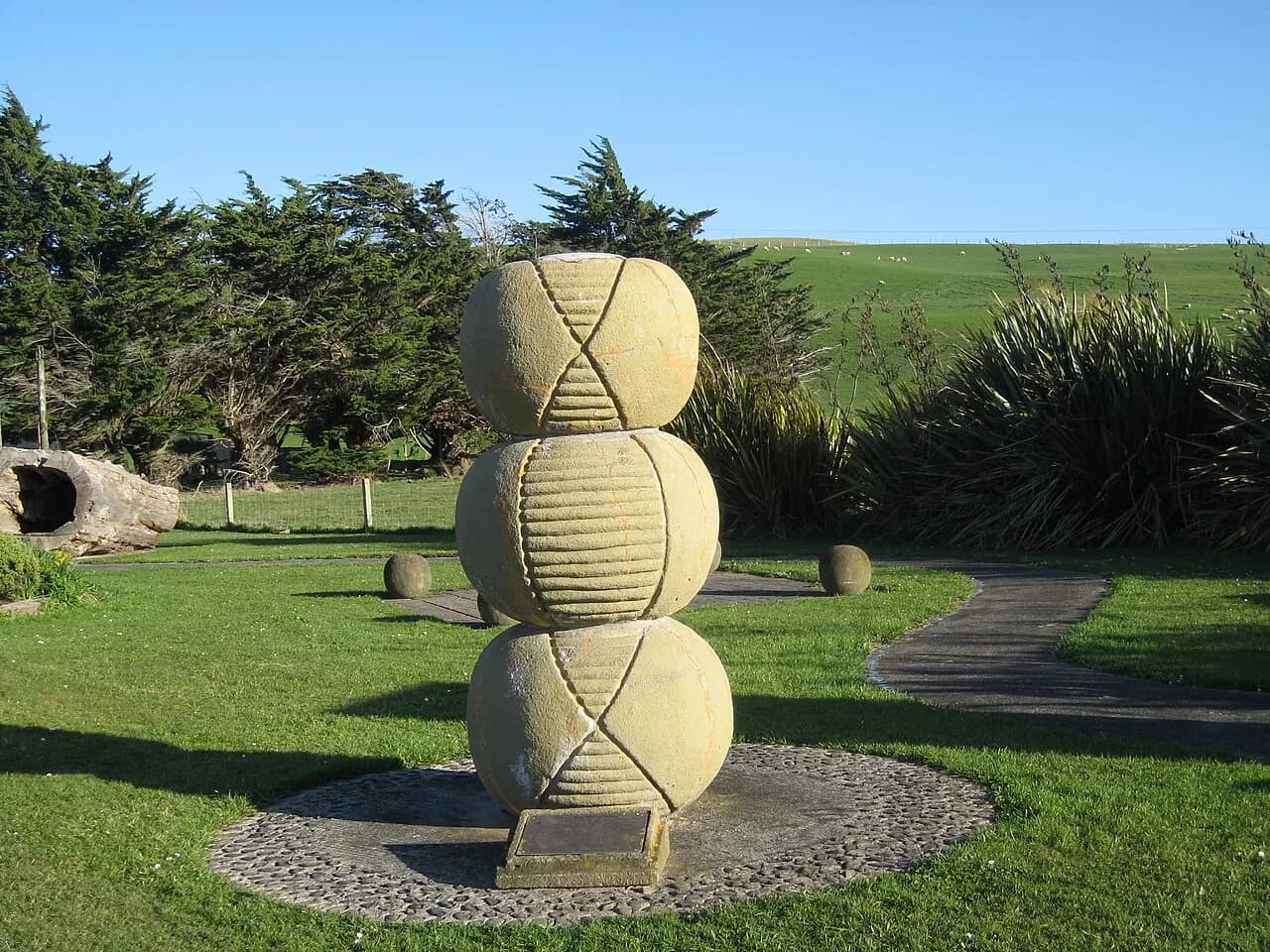 Monument to Maurice Wilkins, Pongaroa, New Zealand