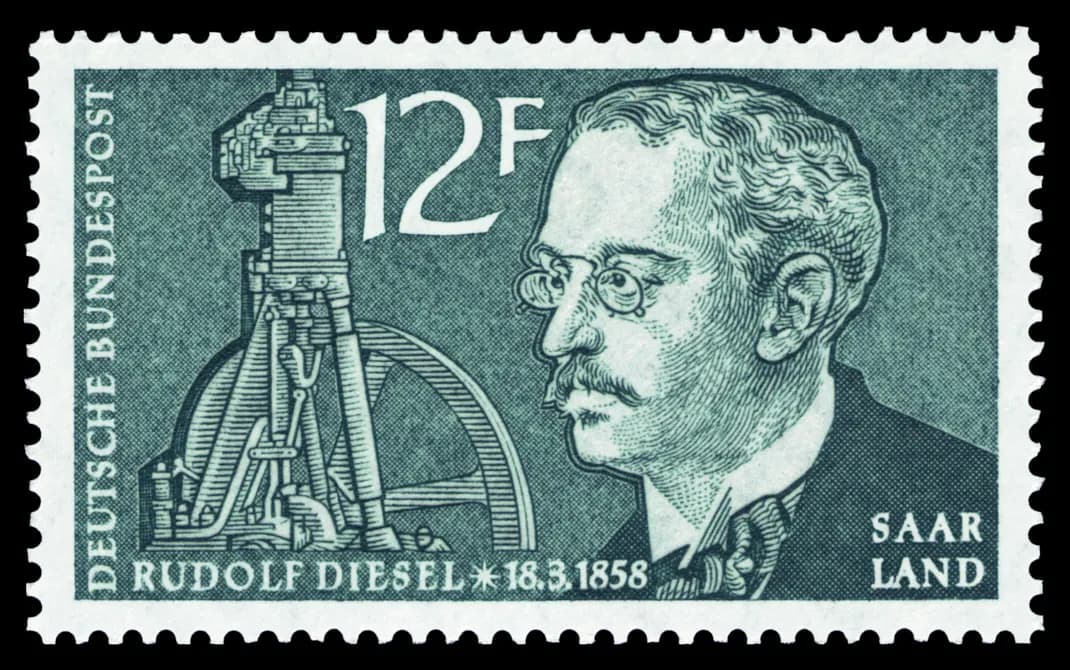 100th day of birth of Rudolf Diesel (1858-1913)
