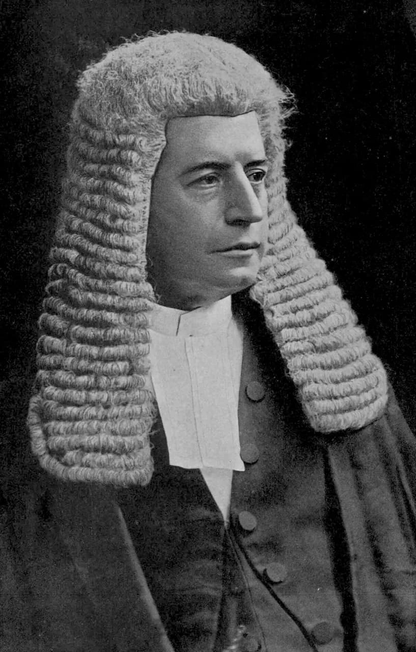 Sir Edmund Barton in the regalia of a High Court judge