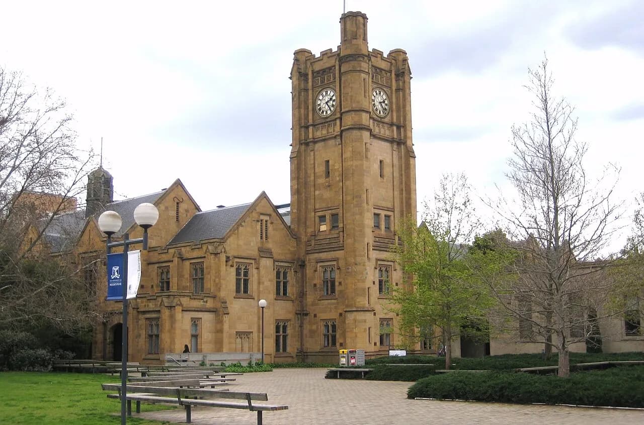 Old Arts Building (1919-1924), Parkville campus, University of Melbourne.
