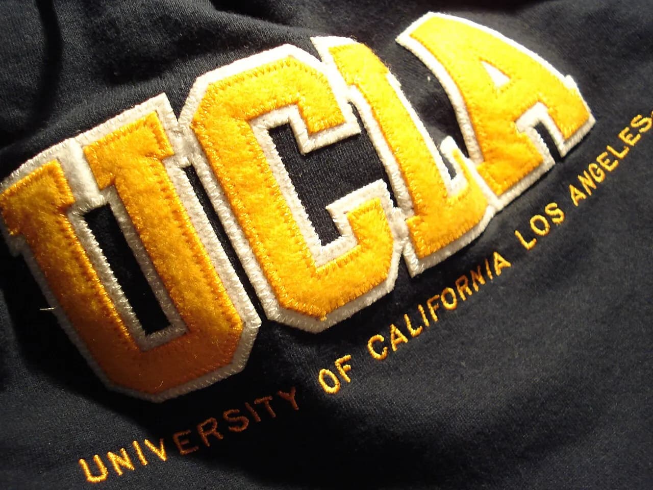 A hoodie with the w:University of California, Los Angeles trademark.