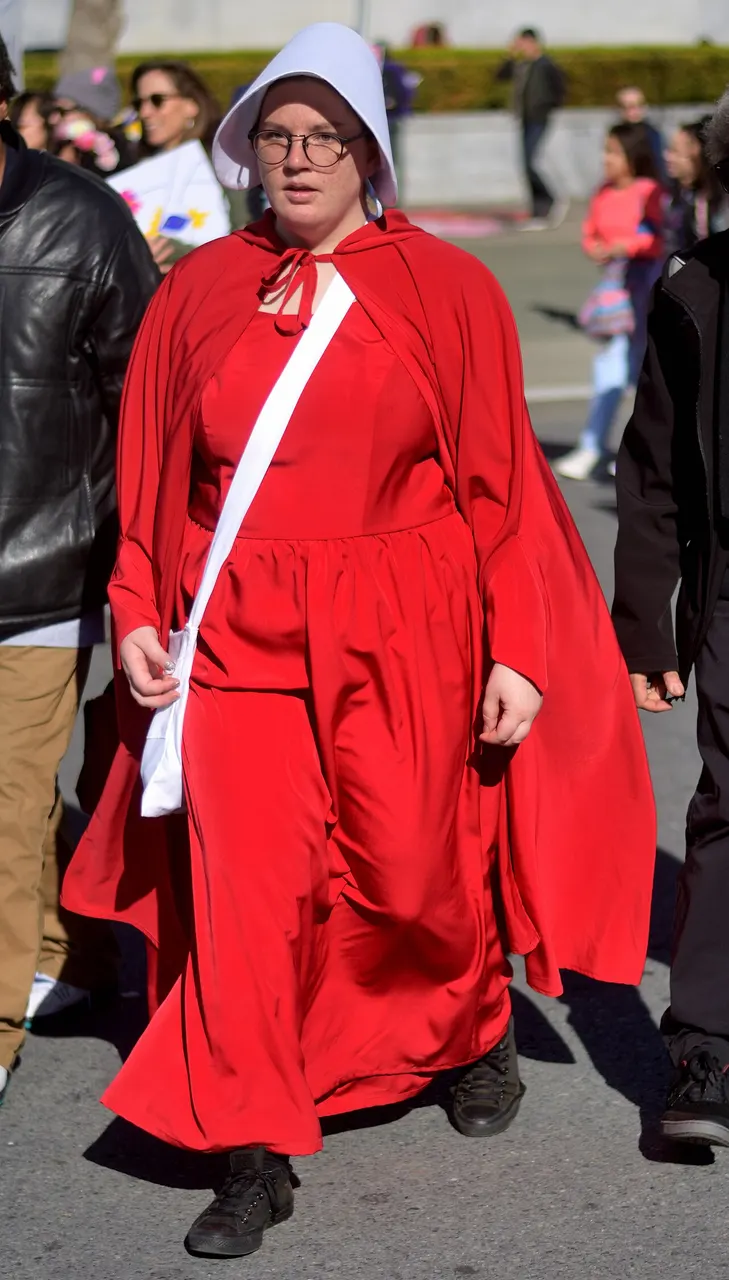 Handmaid at the 2018 San Francisco Women's March