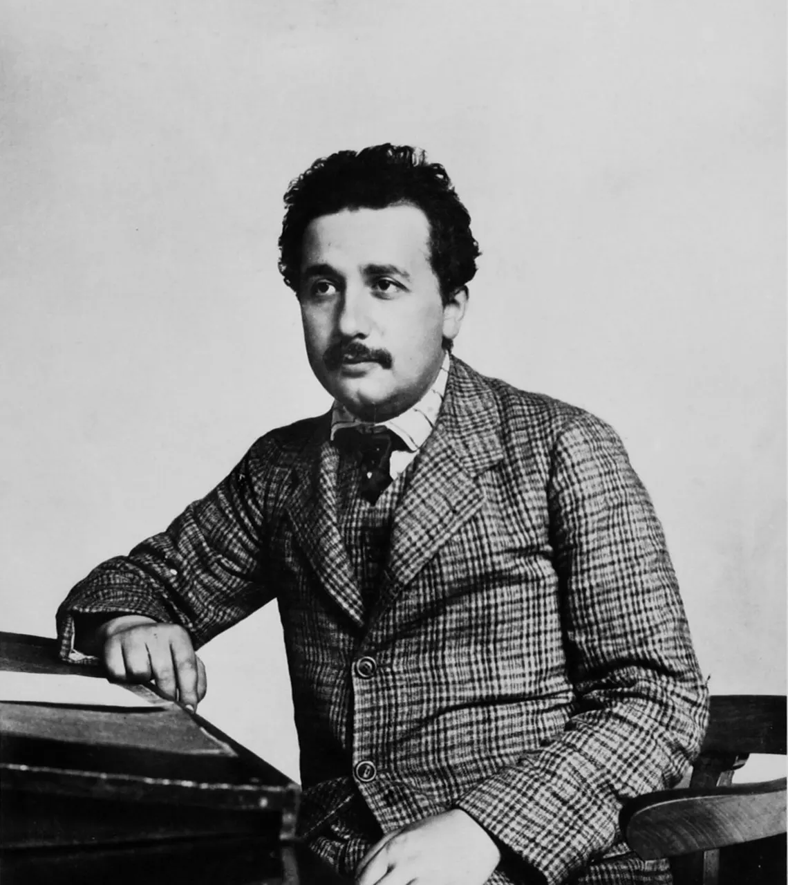 German-born theoretical physicist Albert Einstein