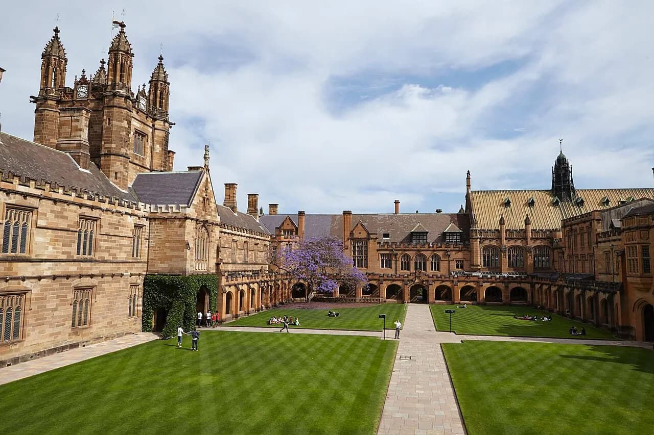 A picture of the University of Sydney campus