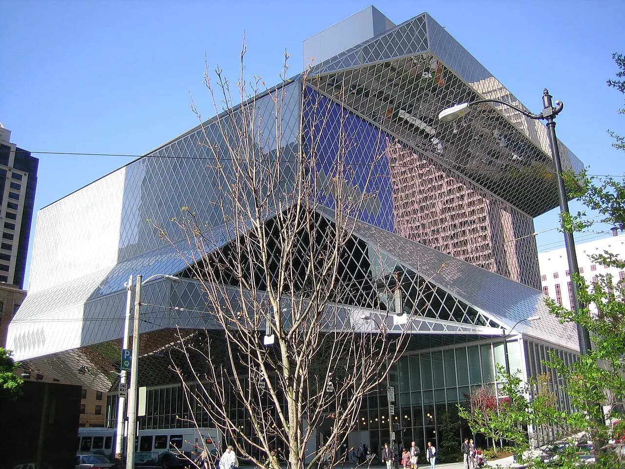 Seattle Central Library by architect Rem Koolhaas