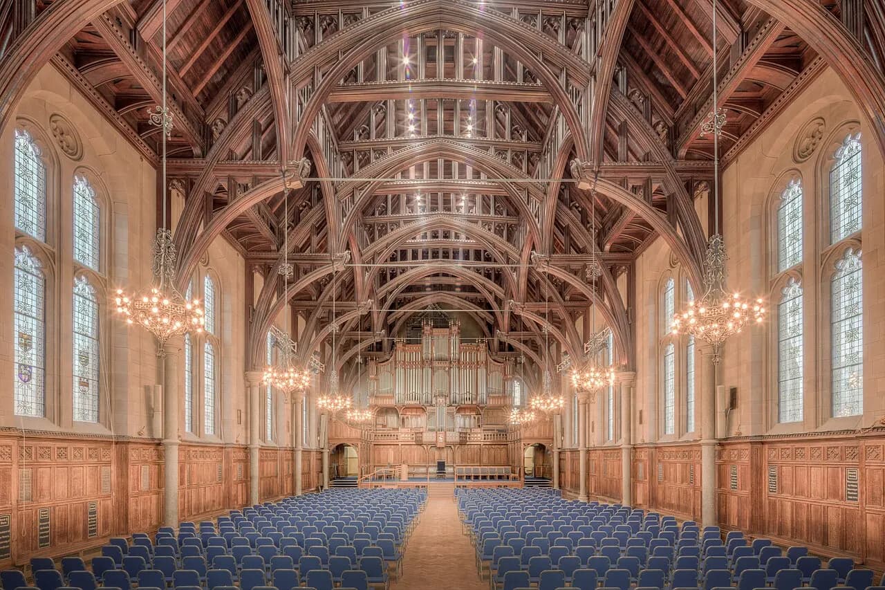 Here is a photograph taken from Whitworth Hall inside The University of Manchester. Located in Manchester, Greater Manchester, England, UK. (Taken with kind per