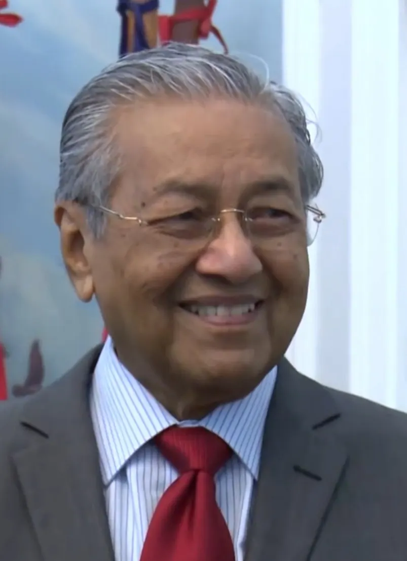 Video still of Malaysian Prime Minister Mahathir Mohamad during the official welcome ceremony in Indonesia on 28 June 2018. He was received by Indonesian Presid