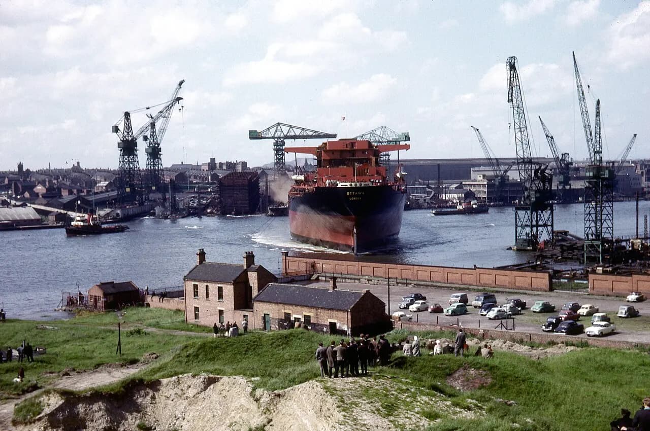 This photograph is part of the Shipbuilding on the River Tyne, 1960 - 1977 collection which was kindly donated to Tyne &amp; Wear Archives &amp; Museums. Taken 