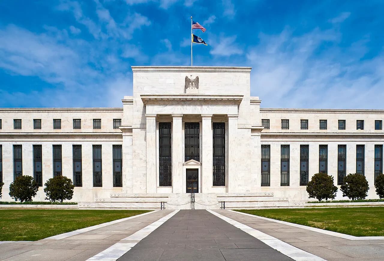 The Eccles Building of the Federal Reserve, the central banking system of the United States.