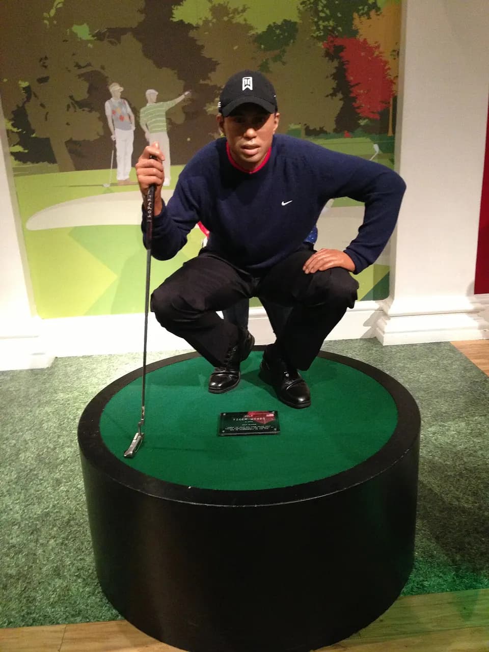 Tiger Woods at Madame Tussauds London - May 4th, 2013