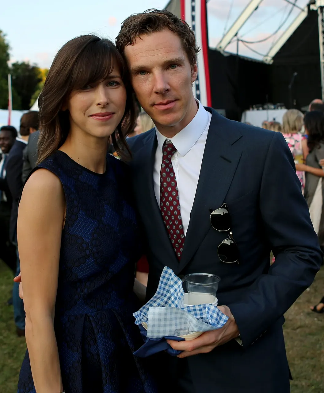Sophie Hunter at the July 4th celebration at Winfield House