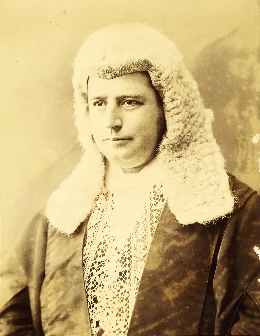 Australian politician Edmund Barton as Speaker of the New South Wales Legislative Assembly