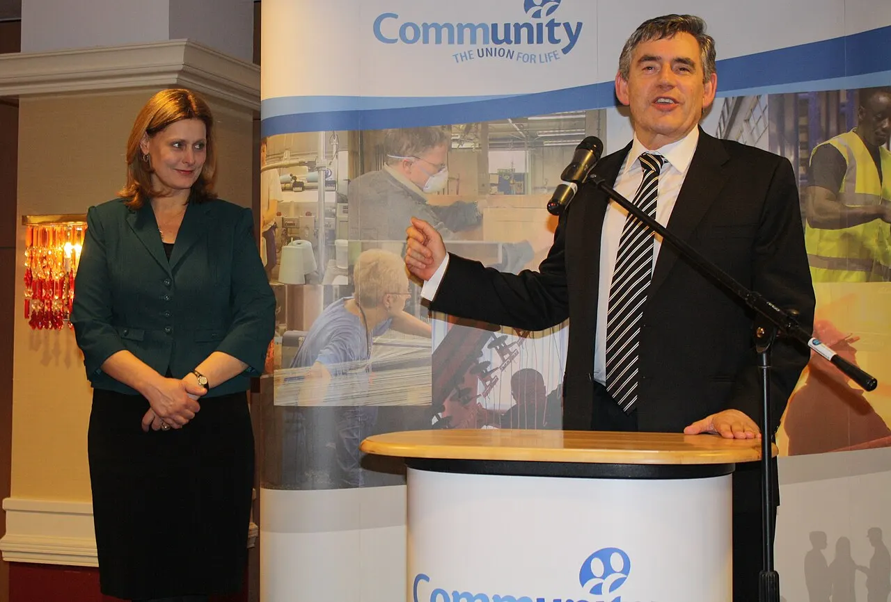 Gordon and Sarah Brown
