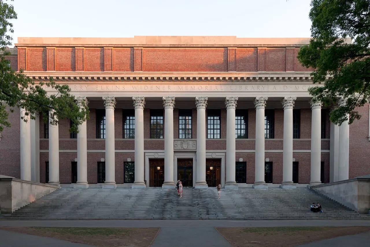 Widener Library at Harvard University
