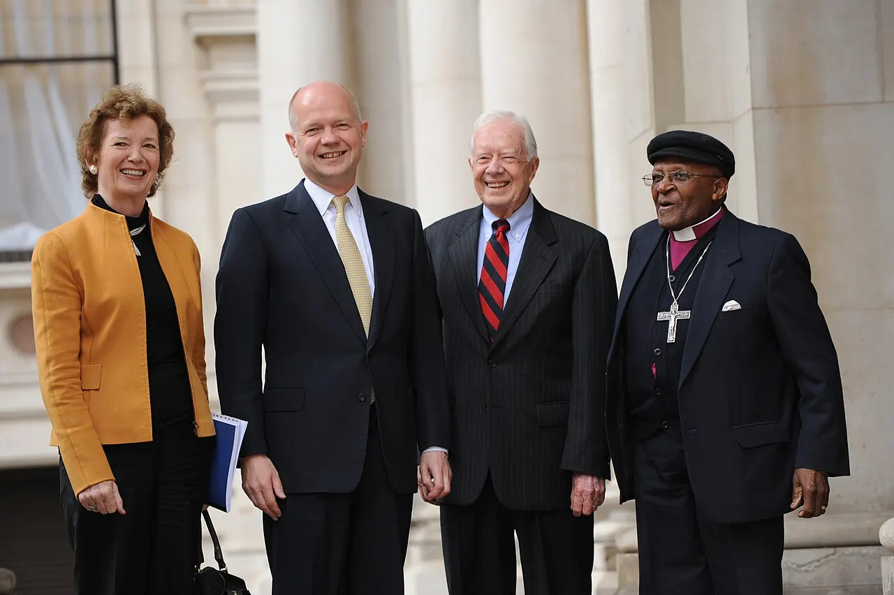 Foreign Secretary William Hague meeting with Mary Robinson, Jimmy Carter and Desmond Tutu from <a href="https://www.theelders.org/" rel="nofollow">The Eld